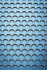 Image showing abstract metallic grid