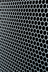 Image showing abstract metallic grid