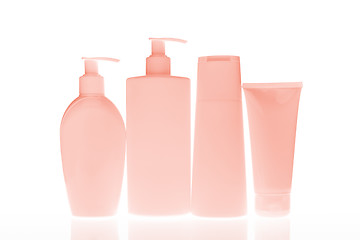 Image showing cosmetic bottles