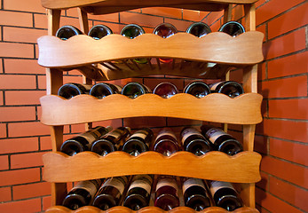 Image showing wine bottles