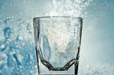 Image showing glass with bubbles