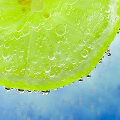 Image showing lime with bubbles
