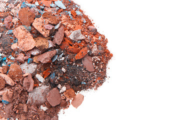 Image showing crushed eyeshadows