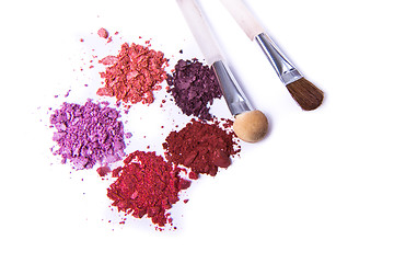 Image showing crushed eyeshadow