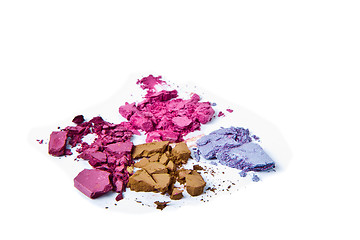 Image showing crushed eyeshadow