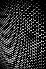 Image showing abstract metallic grid