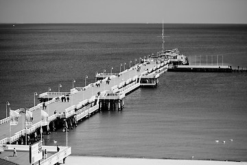 Image showing wooden pier