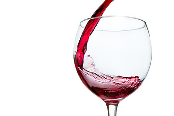 Image showing pouring red wine 