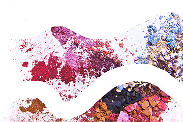 Image showing crushed eyeshadow