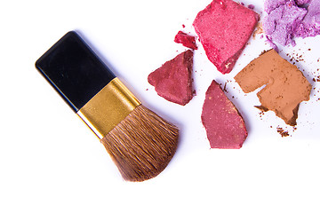 Image showing crushed eyeshadow