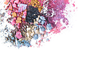 Image showing crushed eyeshadow