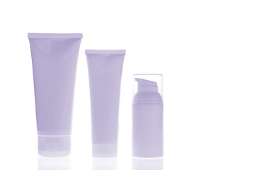 Image showing cosmetic bottles