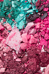 Image showing crushed eyeshadows