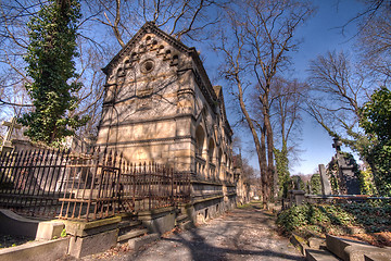 Image showing old graveyard in Prag