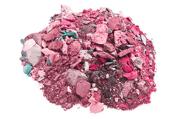 Image showing crushed eyeshadows