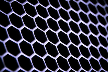 Image showing abstract metallic grid