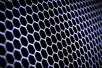 Image showing abstract metallic grid