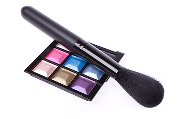 Image showing compact eyeshadows