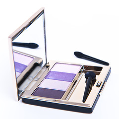 Image showing set of eyeshadows