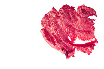 Image showing smudged lipsticks