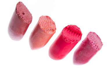 Image showing scraps of lipstick