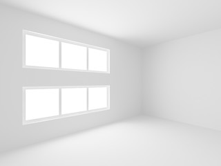 Image showing Empty White Room