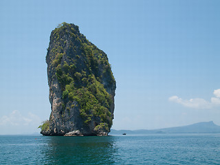 Image showing Island at Phang Nga Bay off the coast of Krabi, Thailand