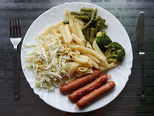 Image showing Portion pasta 