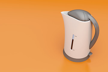 Image showing Plastic electric kettle