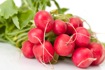 Image showing Radish with leaf