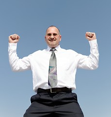 Image showing happy businessman