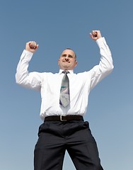 Image showing happy businessman