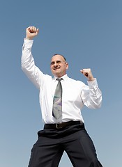 Image showing happy businessman