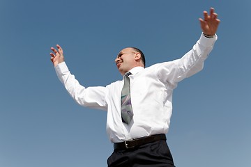 Image showing happy businessman