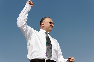 Image showing happy businessman