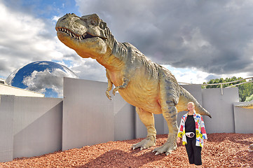 Image showing Dinosaur exhibition in Finnish Science Centre Heureka