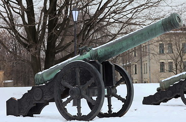 Image showing bronze cannon 