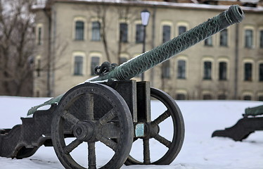 Image showing bronze cannon 