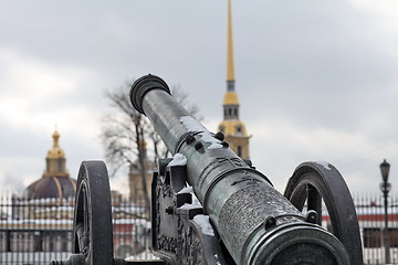 Image showing bronze cannon 