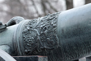 Image showing bronze cannon 