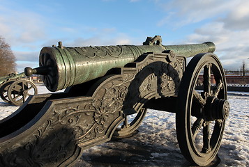 Image showing bronze cannon 