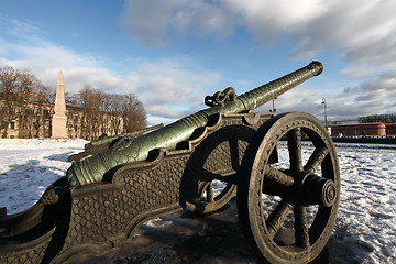 Image showing bronze cannon 