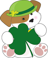 Image showing Cute Puppy St Pats