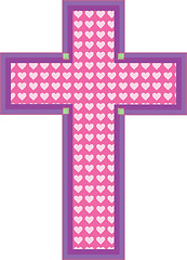 Image showing Heart Cross