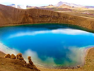 Image showing Blue crystal lake