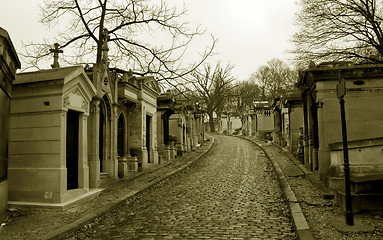 Image showing Graveyard Pere Lachaise