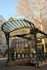 Image showing metro in Paris