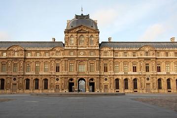 Image showing museum of Louvre