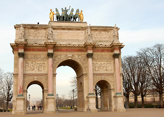 Image showing Arc de Triomphe du Caroussel, Paris