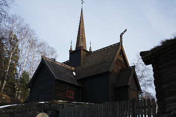 Image showing Traditional Norwegian Church